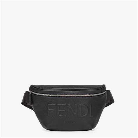 fendi women's belt bag black leather|Fendi belt bag men's.